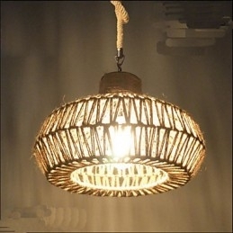 Vintage handgemaakte kunstwerken creatieve kroonluchterlamp.
