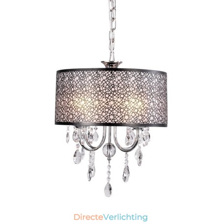 Traditionele klassieke kristallen chromen metalen kroonluchter Traditionele klassieke kristallen chromen metalen kroonluchter