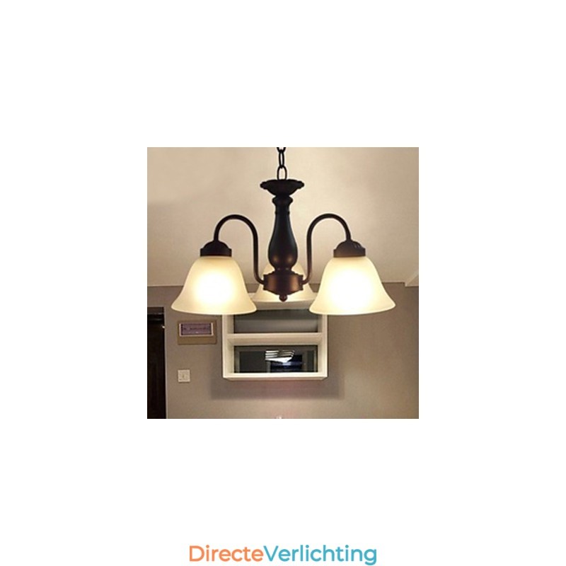Traditionele klassieke metalen hanglamp