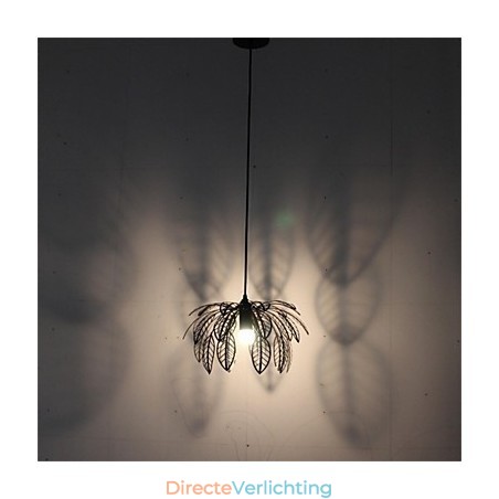 Eenvoudige retro enkelvoudige bladvormige ijzeren kroonluchter Eenvoudige retro enkelvoudige bladvormige ijzeren kroonluchter