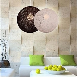 CreatiefAmerikaans Landelijk Creatief Cany Art Kleur Hanglamp En Bolvormige Lamp Licht