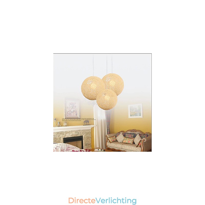 CreatiefAmerikaans Landelijk Creatief Cany Art Kleur Hanglamp En Bolvormige Lamp Licht