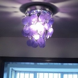 Moderne, eigentijdse mini-stijl chromen hanglamp