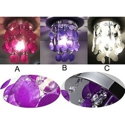 Moderne, eigentijdse mini-stijl chromen hanglamp