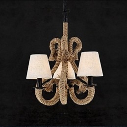 Retro minimalistische creatieve touw kroonluchter