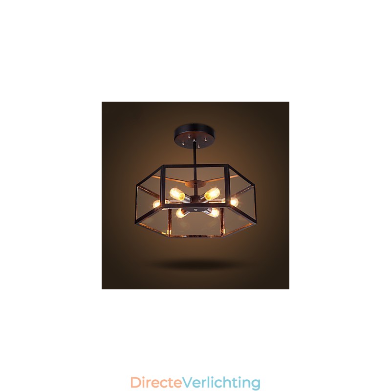 Glazen kroonluchter Modern minimalistisch Mediterraans Café Nordic lampen Kroonluchter