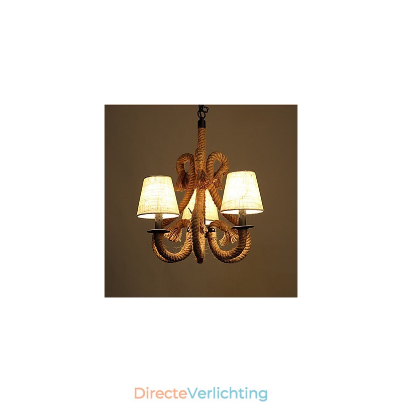 Retro minimalistische creatieve touw kroonluchter