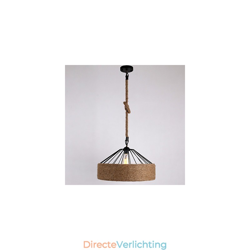 1 Lichte touw hanglamp mini stijl moderne eigentijdse landelijke stijl