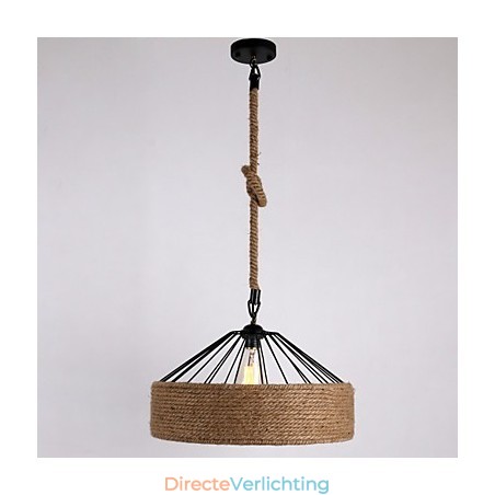 1 Lichte touw hanglamp mini stijl moderne eigentijdse landelijke stijl 1 Lichte touw hanglamp mini stijl moderne eigentijdse landelijke stijl
