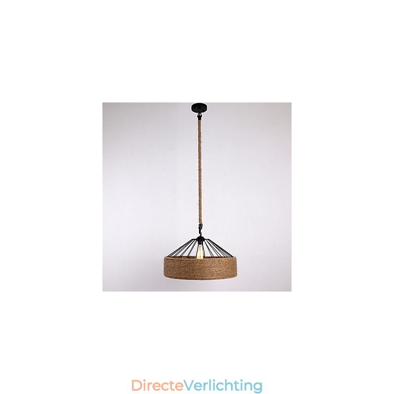 1 Lichte touw hanglamp mini stijl moderne eigentijdse landelijke stijl