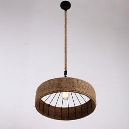 1 Lichte touw hanglamp mini stijl moderne eigentijdse landelijke stijl