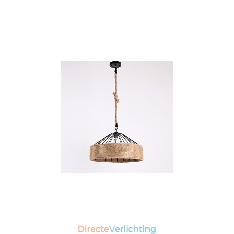 1 Lichte touw hanglamp mini stijl moderne eigentijdse landelijke stijl