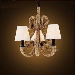 Retro minimalistische creatieve touw kroonluchter