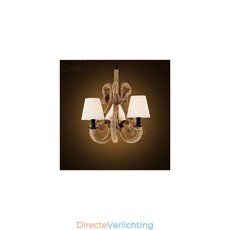 Retro minimalistische creatieve touw kroonluchter