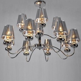 imum Modern Hedendaags Traditioneel Klassiek Mini Stijl Chroom Metalen Kroonluchter Hanglamp Eetkamer