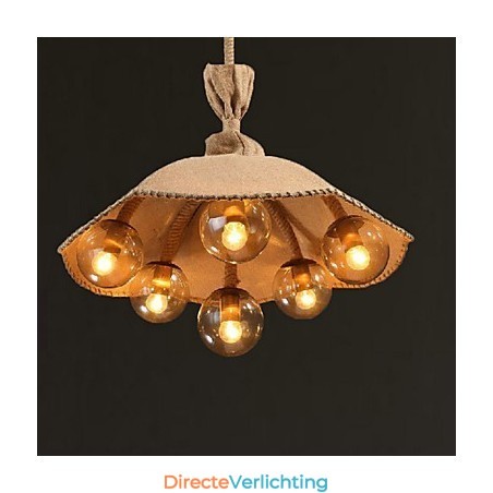 Landelijke Schilderij Metalen Kroonluchter Hanglamp Slaapkamer Landelijke Schilderij Metalen Kroonluchter Hanglamp Slaapkamer