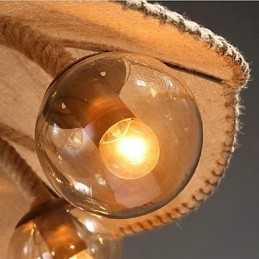 Landelijke Schilderij Metalen Kroonluchter Hanglamp Slaapkamer