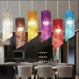 Enkele kop cilindrische ronde lange aluminium cilinder creatieve lampen