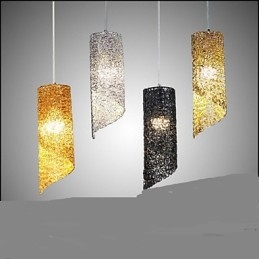 Enkele kop cilindrische ronde lange aluminium cilinder creatieve lampen