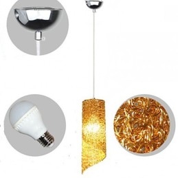 Enkele kop cilindrische ronde lange aluminium cilinder creatieve lampen