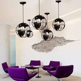 Moderne, eigentijdse landelijke hanglamp
