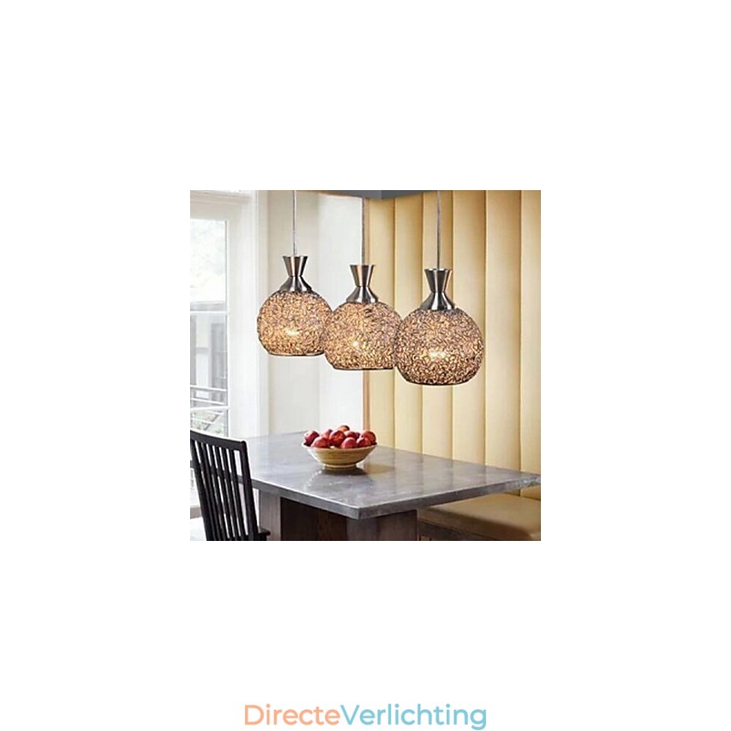 Moderne eigentijdse geborstelde metalen inbouw