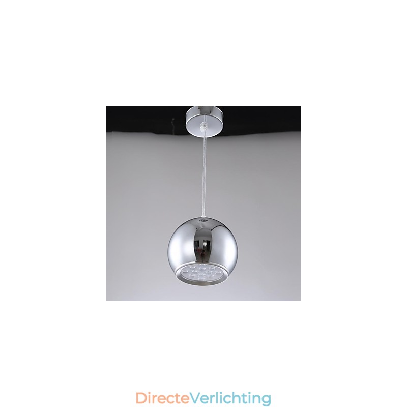 Moderne, eigentijdse Globe-gegalvaniseerde metalen hanglamp