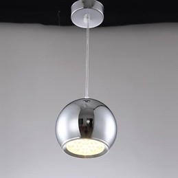 Moderne, eigentijdse Globe-gegalvaniseerde metalen hanglamp