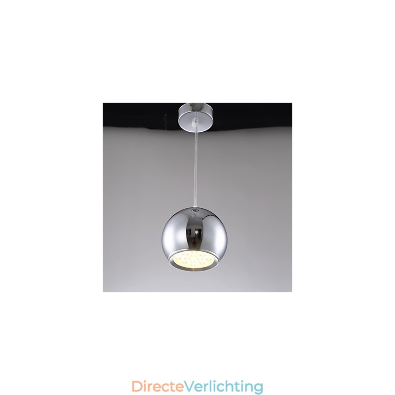 Moderne, eigentijdse Globe-gegalvaniseerde metalen hanglamp