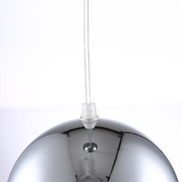Moderne, eigentijdse Globe-gegalvaniseerde metalen hanglamp
