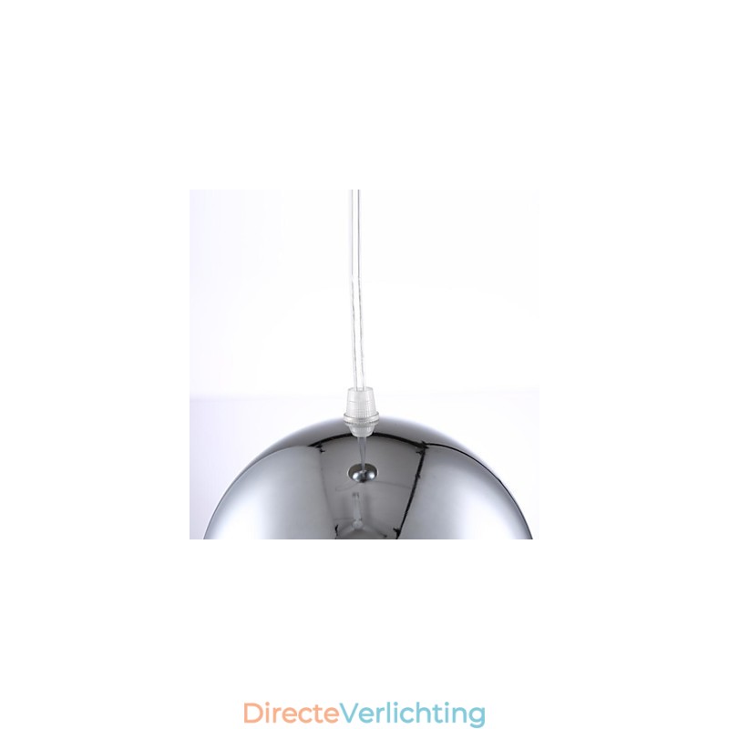 Moderne, eigentijdse Globe-gegalvaniseerde metalen hanglamp