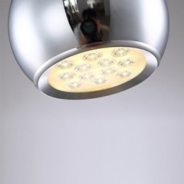 Moderne, eigentijdse Globe-gegalvaniseerde metalen hanglamp