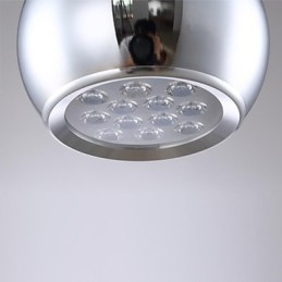 Moderne, eigentijdse Globe-gegalvaniseerde metalen hanglamp