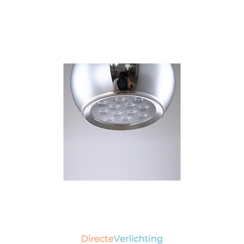 Moderne, eigentijdse Globe-gegalvaniseerde metalen hanglamp