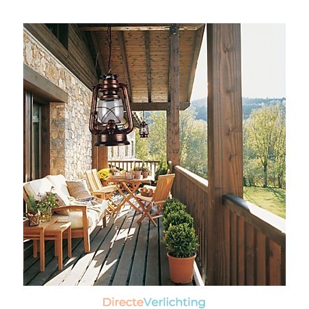 Country Lantern Mini Stijl Bronzen Hanglamp Country Lantern Mini Stijl Bronzen Hanglamp