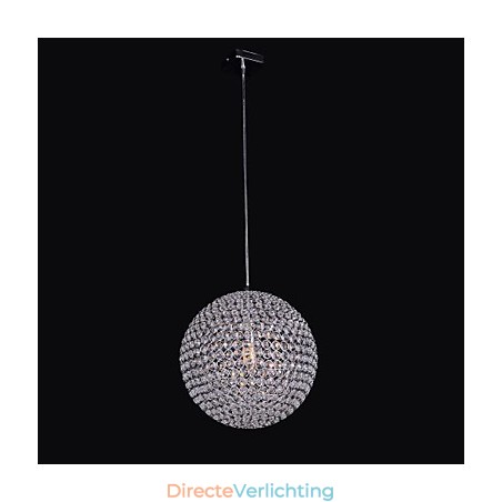 Eenvoudige bolvormige metalen frame K9 kristallen kroonluchter Eenvoudige bolvormige metalen frame K9 kristallen kroonluchter