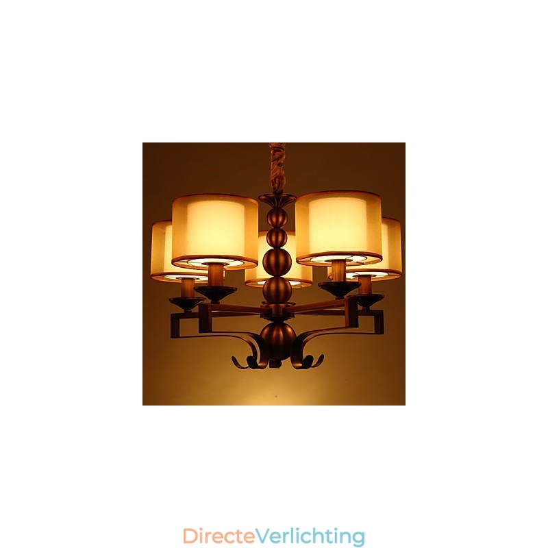 Rustieke Lodge Vintage Mini Stijl Gegalvaniseerde Metalen Kroonluchter