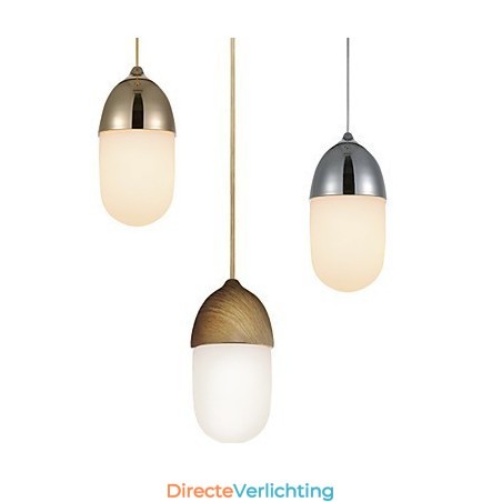 Mini Acorn Hanglamp 1 Licht Moderne Eenvoud Gouden Chroom Houten Kleur Afwerking Koolstofstaal & Glas Hanglamp Mini Acorn Hanglamp 1 Licht Moderne Eenvoud Gouden Chroom Houten Kleur Afwerking Koolstofstaal & Glas Hanglamp