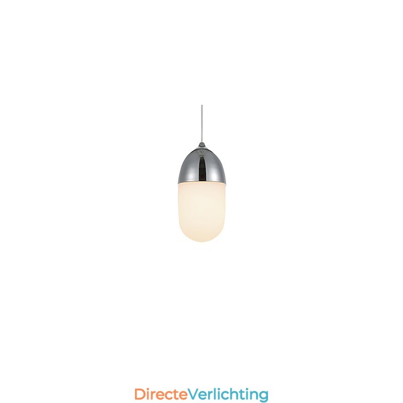 Mini Acorn Hanglamp 1 Licht Moderne Eenvoud Gouden Chroom Houten Kleur Afwerking Koolstofstaal & Glas Hanglamp