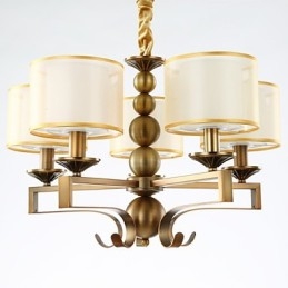 Rustieke Lodge Vintage Mini Stijl Gegalvaniseerde Metalen Kroonluchter