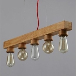 Moderne eigentijdse traditionele klassieke mini-stijl schilderij houten bamboe hanglamp
