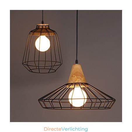Nordic creatieve smeedijzeren kroonluchter café retro net hanglamp Nordic creatieve smeedijzeren kroonluchter café retro net hanglamp