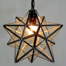 De Pentagon Star Light gecontracteerde en hedendaagse kroonluchterlamp