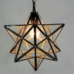 De Pentagon Star Light gecontracteerde en hedendaagse kroonluchterlamp
