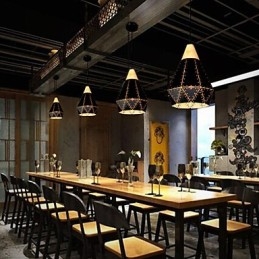 Retro Klassieke Metalen Plafondlampen Eenvoudige Hanglampen Café Hanglamp