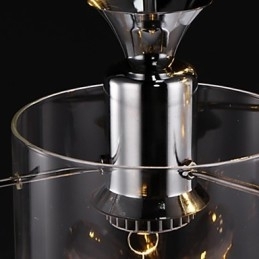 Moderne eigentijdse kristal andere glazen hanglamp