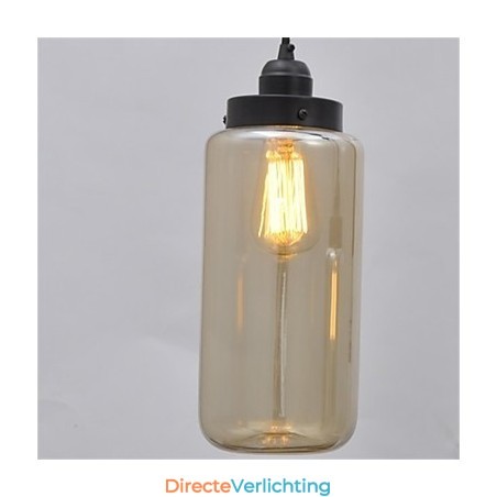 Amerikaanse retro minimalistische enkelvoudige glazen kroonluchter Amerikaanse retro minimalistische enkelvoudige glazen kroonluchter