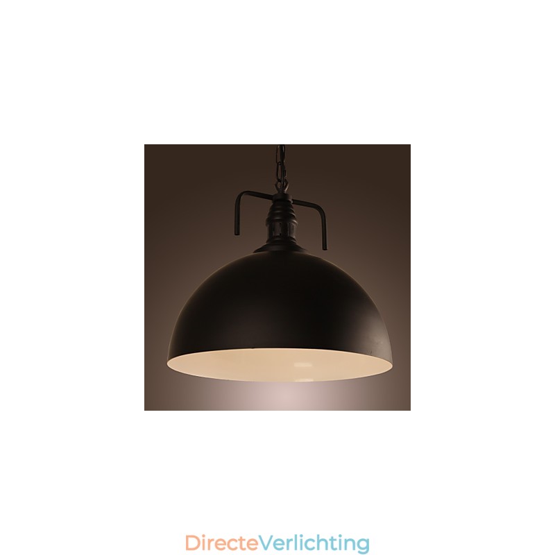 Traditionele klassieke retro kom mini-stijl schilderij hanglamp