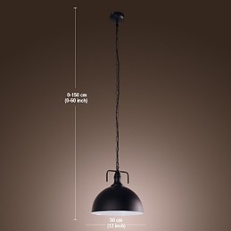 Traditionele klassieke retro kom mini-stijl schilderij hanglamp