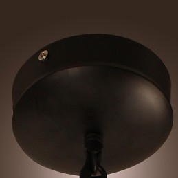 Traditionele klassieke retro kom mini-stijl schilderij hanglamp